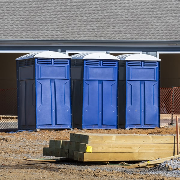 is there a specific order in which to place multiple portable restrooms in Cedarville CA